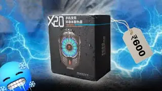 ₹600 Ka Mobile Cooler &ndash; Kya X20 Cooler Sach Me Thanda Karta Hai? 🔥 | Budget Gaming Cooler Review