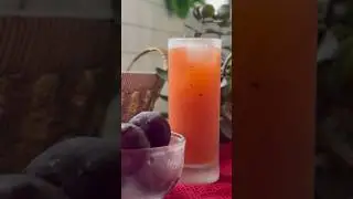 Refreshing Plum Juice | #trending #viral #shorts #asmr #asmreating #asmrfood