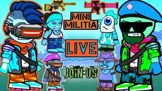 ⚡ LIVE Stream ⚡ Play Mini Militia With Gaming Villaz ⚡Custom Join & Play✌#MiniMilitia #GamingVillaz