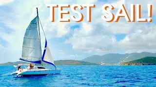FIRST SAIL on a Leopard 47 catamaran [Ep3 RED SEAS]