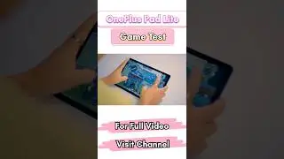 OnePlus Pad Lite game test | bgmi test | pubg test | free fire test
