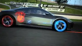 Honda NSX concept video taken from Gran Turismo game