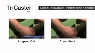TriCaster 855 - Output & Recording