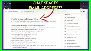 Does Google Chat Spaces Have Email Addresses Or Not?