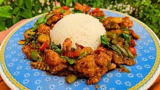 Thai Basil Chicken |  Crispy Thai Basil Chicken Recipe