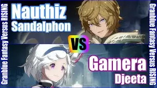 [GBVSR] (4K) Granblue Fantasy Versus Rising Rank match  Nauthiz (Sandalphon) vs Gamera (Djeeta)