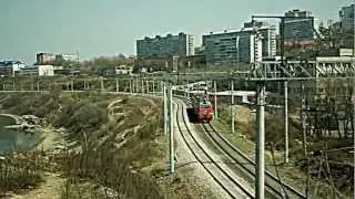 Electric locomotive 3ЭС5К far Eastern railway Vladivostok Russia