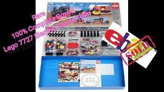 Rare 100% Complete Boxed Lego 7727 Electric Goods Train Sold On Ebay