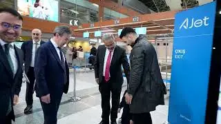 Ahmet Bolat AJet Saha Ekiplerini Ziyaret Etti