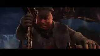 Train in Steep Downhill scene - The Polar Express(2004) - 720p - Tom Hanks