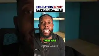 CPA Explains Why Education Is NOT Tax Deductible! #shorts