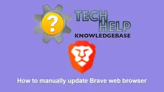 How to manually update Brave web browser