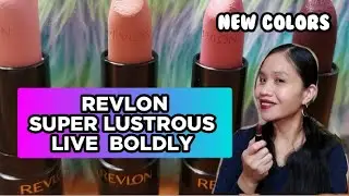 НОВЫЕ СВОТЧИ ПОМАДЫ/ПОМАДЫ ДЛЯ ГУБ REVLON SUPER LUSTROUS LIVE BOLDLY MATTE