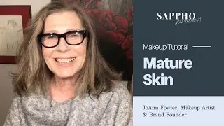 Natural Makeup Tutorial for Mature Skin Using My Clean Beauty Brand SAPPHO