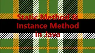 Static Method & non Static method in Java