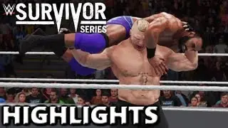 WWE 2K18 BROCK LESNAR VS JINDER MAHAL | SURVIVOR SERIES 2017 - PREDICTION HIGHLIGHTS