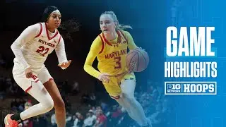 Maryland at Rutgers | HIGHLIGHTS | Big Ten Women's Basketball | 01/08/2026