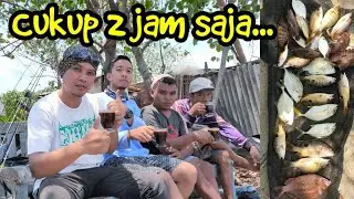 Josssss...! Mancing ikan rucahan cukup 2 jam saja hasilnya sudah lumayan