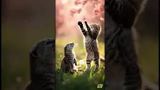 Spring Blossoms Magic - Kitten & Baby Otter&rsquo;s Cutest Day 🌸🐱🦦