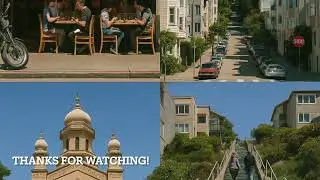 San Francisco, House of Nanking, Coit Tower, Vedanta Society (Ramkrishna Mission), Painted Steps