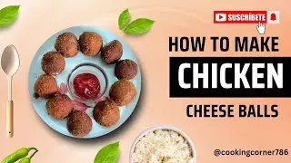 Chicken Cheese Balls Recipe😋!! Crispy And Cheesy Snacks!!@cookingcorner786