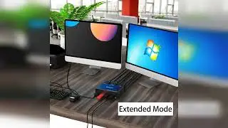 Review: Dual Monitor KVM Switch HDMI 2 Port 4K@60Hz,MLEEDA USB HDMI Extended Display Switcher ...
