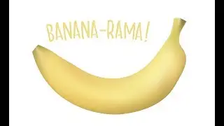 Gradient mesh banana - Adobe Illustrator Tutorial