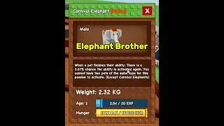 I got free Carnival Elephant  #roblox #growagarden