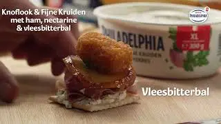 Philadelphia LUxe borrelhapjes - Zalig Romige Feestdagen