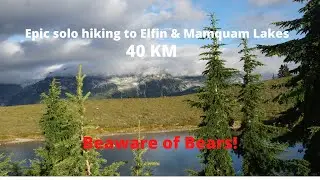Hiking 40 km, Elfin lake & Mamquam lake, lots of Bears!