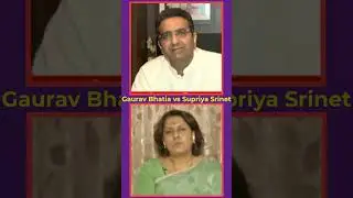 Gaurav Bhatia thuglife vs Supriya Srinet congress #ytshorts #shorts