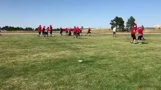 Elizabeth Middle school Football practice August 26
