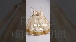 Onam kids Dress .  Australia wide shipping available.