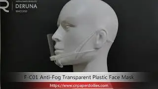 F-C01 Anti Fog Transparent Plastic Face Mask