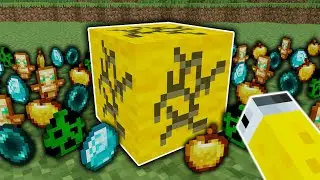 Minecraft Manhunt, But Yellow Wool Drops OP Loot...