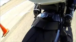 Rear suspension movement and different foot position