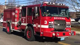Revere Fire Department Engine 3 Responding