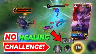 TOP GLOBAL CHOU GAMEPLAY BUT HEALING IS NOT ALLOWED- MLBB