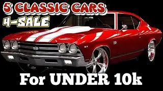 5 classic Cars for Sale on Facebook Marketplace or Classic AutoTrader Narrated by Hollywood Stars.