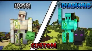 MINECRAFT BUT WE CAN CRAFT CUSTOM GOLEMS