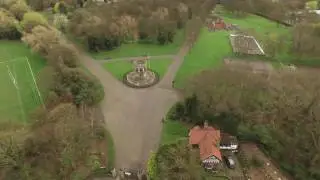 Dewsbury Park Fly around By Quadcopter