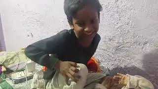 Chote bhai bade bhai mein Hui ladai 🤼🤼 #aayushi #Shivani Kumari #crazy xyz #mini vlogs #family vlogs