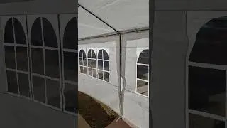 10x30 party tent setup.