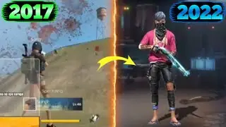 FREE FIRE PLAYER 2017 VS 2022 🔎 SEARCHING FROM 2017 OLD PLAYER UID #shorts