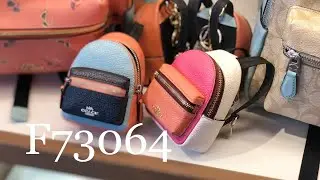COACH ☜SHOPPING☞ F73064 Backpack Coin Case In Colorblock