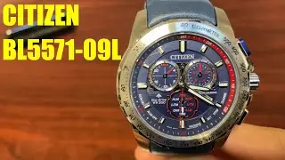 Citizen Promaster MX Eco-Drive Alarm Chronograph Watch BL5571-09L