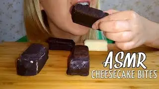 ASMR CHEESECAKE BITES 💗 미니 치즈 케이크 먹방 (Eating Sounds No Talking) MUKBANG