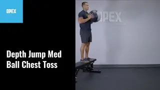Depth Jump Med Ball Chest Toss  - OPEX Exercise Library