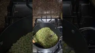 hablando y guiso los guandules verdes #guandules verde #ajo#verduras