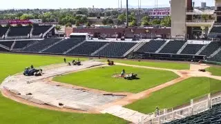 Transforming Isotopes Park into NM United soccer field